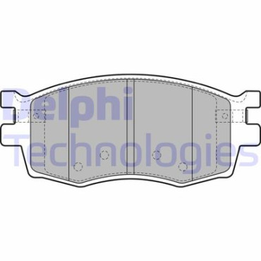 Комплект тормозных колодок из 4 шт. дисков DELPHI lp1951