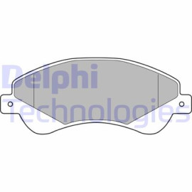 Комплект тормозных колодок из 4 шт. дисков DELPHI lp1953