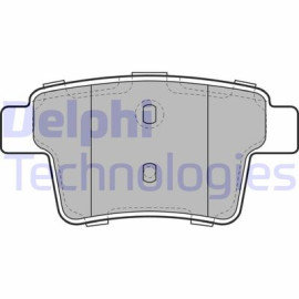 DELPHI lp1957 Комплект тормозных колодок из 4 шт. дисков DELPHI lp1957