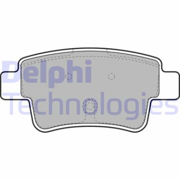 Комплект гальмівних колодок з 4 шт. дисків DELPHI lp1965