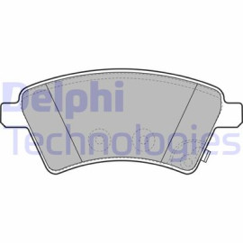 Комплект тормозных колодок из 4 шт. дисков DELPHI lp1966