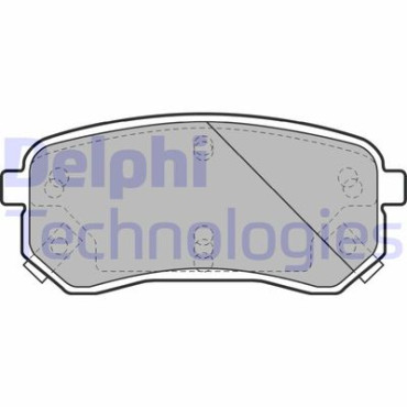 Комплект тормозных колодок из 4 шт. дисков DELPHI lp1976