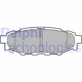 DELPHI lp1999 Комплект тормозных колодок из 4 шт. дисков DELPHI lp1999