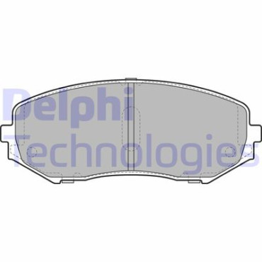 Комплект тормозных колодок из 4 шт. дисков DELPHI lp2001