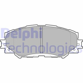 DELPHI lp2002 Комплект тормозных колодок из 4 шт. дисков DELPHI lp2002