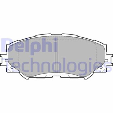 Комплект тормозных колодок из 4 шт. дисков DELPHI lp2002