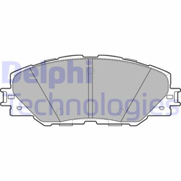 Комплект гальмівних колодок з 4 шт. дисків DELPHI lp2003
