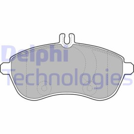 DELPHI lp2028 Комплект тормозных колодок из 4 шт. дисков DELPHI lp2028