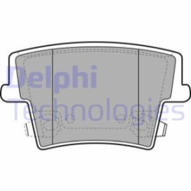 Комплект гальмівних колодок з 4 шт. дисків DELPHI lp2035