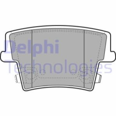 Комплект тормозных колодок из 4 шт. дисков DELPHI lp2035