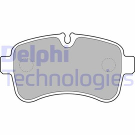 Комплект гальмівних колодок з 4 шт. дисків DELPHI lp2040