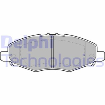 Комплект тормозных колодок из 4 шт. дисков DELPHI lp2059