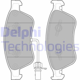 DELPHI lp2072 Комплект тормозных колодок из 4 шт. дисков DELPHI lp2072