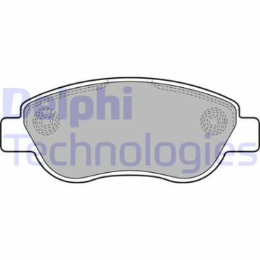 Комплект тормозных колодок из 4 шт. дисков DELPHI lp2075