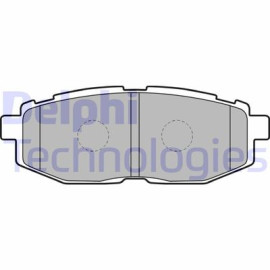 Комплект гальмівних колодок з 4 шт. дисків DELPHI lp2076