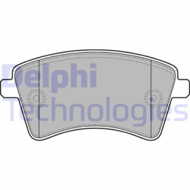 Комплект гальмівних колодок з 4 шт. дисків DELPHI lp2078