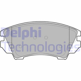 Комплект тормозных колодок из 4 шт. дисков DELPHI lp2081