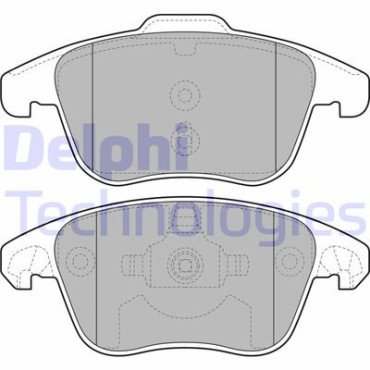 Комплект гальмівних колодок з 4 шт. дисків DELPHI lp2100