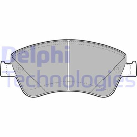 DELPHI lp2102 Комплект тормозных колодок из 4 шт. дисков DELPHI lp2102