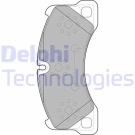 Комплект тормозных колодок из 4 шт. дисков DELPHI lp2117