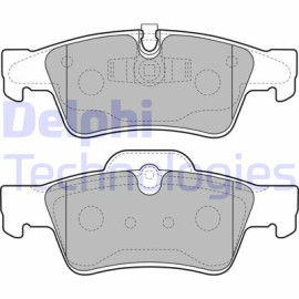 DELPHI lp2124 Комплект гальмівних колодок з 4 шт. дисків DELPHI lp2124