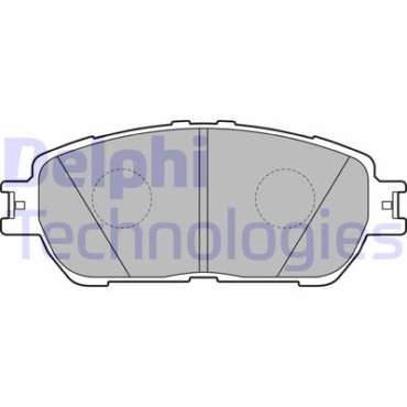 Комплект тормозных колодок из 4 шт. дисков DELPHI lp2132