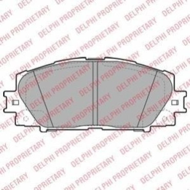 Комплект тормозных колодок из 4 шт. дисков DELPHI lp2135