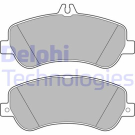 Комплект гальмівних колодок з 4 шт. дисків DELPHI lp2146
