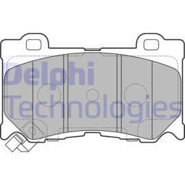 Комплект гальмівних колодок з 4 шт. дисків DELPHI lp2156