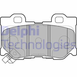 DELPHI lp2157 Комплект тормозных колодок из 4 шт. дисков DELPHI lp2157