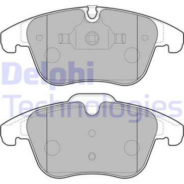 Комплект тормозных колодок из 4 шт. дисков DELPHI lp2165