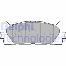 DELPHI lp2169 Комплект тормозных колодок из 4 шт. дисков DELPHI lp2169