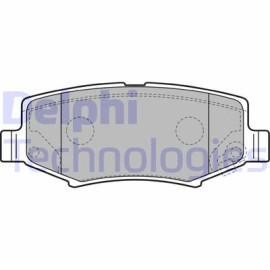 DELPHI lp2172 Комплект тормозных колодок DELPHI lp2172