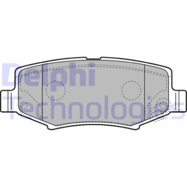 Комплект тормозных колодок DELPHI lp2172