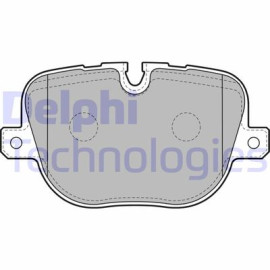 Комплект тормозных колодок из 4 шт. дисков DELPHI lp2175