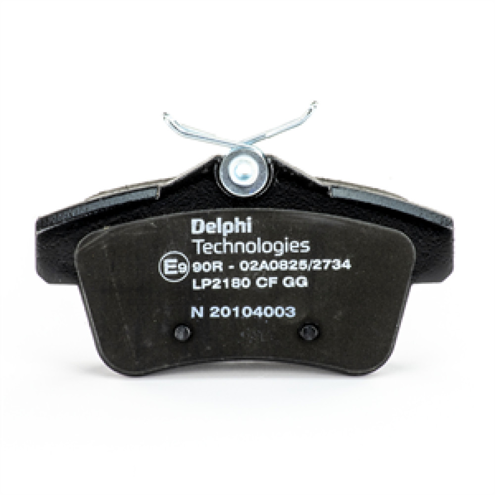 Комплект гальмівних колодок з 4 шт. дисків DELPHI lp2180