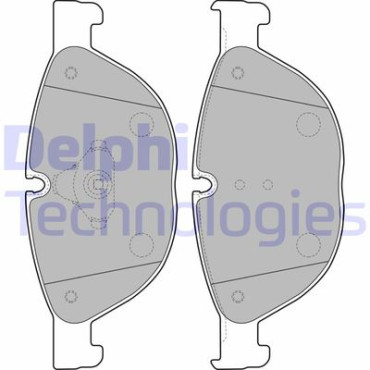 Комплект тормозных колодок из 4 шт. дисков DELPHI lp2189