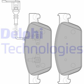 DELPHI lp2199 Комплект гальмівних колодок з 4 шт. дисків DELPHI lp2199