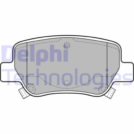 Комплект тормозных колодок из 4 шт. дисков DELPHI lp2206