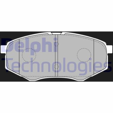 Комплект тормозных колодок из 4 шт. дисков DELPHI lp2227