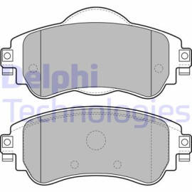 Комплект гальмівних колодок з 4 шт. дисків DELPHI lp2228