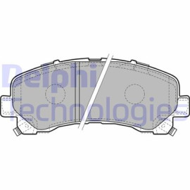 Комплект гальмівних колодок - дискові DELPHI lp2229