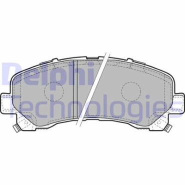 Комплект тормозных колодок DELPHI lp2229