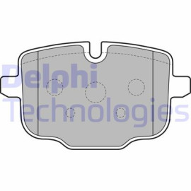 Комплект гальмівних колодок з 4 шт. дисків DELPHI lp2246