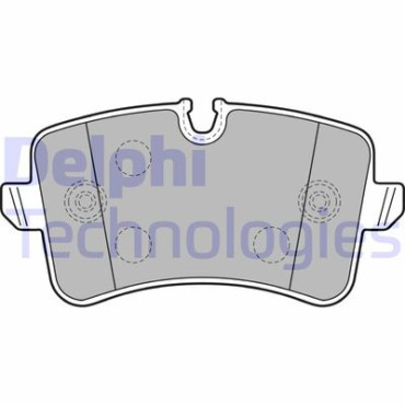 Комплект гальмівних колодок з 4 шт. дисків DELPHI lp2249