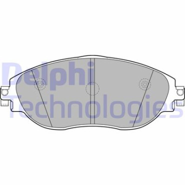 Комплект тормозных колодок из 4 шт. дисков DELPHI lp2250