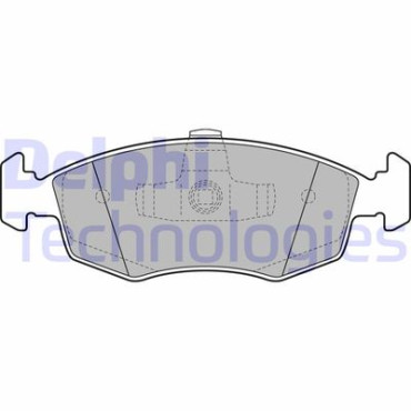 Комплект гальмівних колодок - дискові DELPHI lp2274