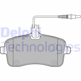 Комплект гальмівних колодок з 4 шт. дисків DELPHI lp2282