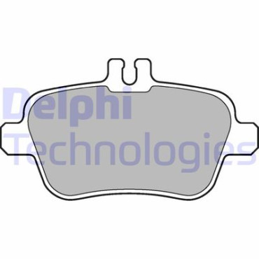 Комплект тормозных колодок из 4 шт. дисков DELPHI lp2289