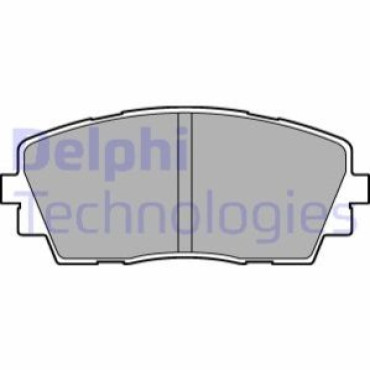 Комплект тормозных колодок из 4 шт. дисков DELPHI lp2296